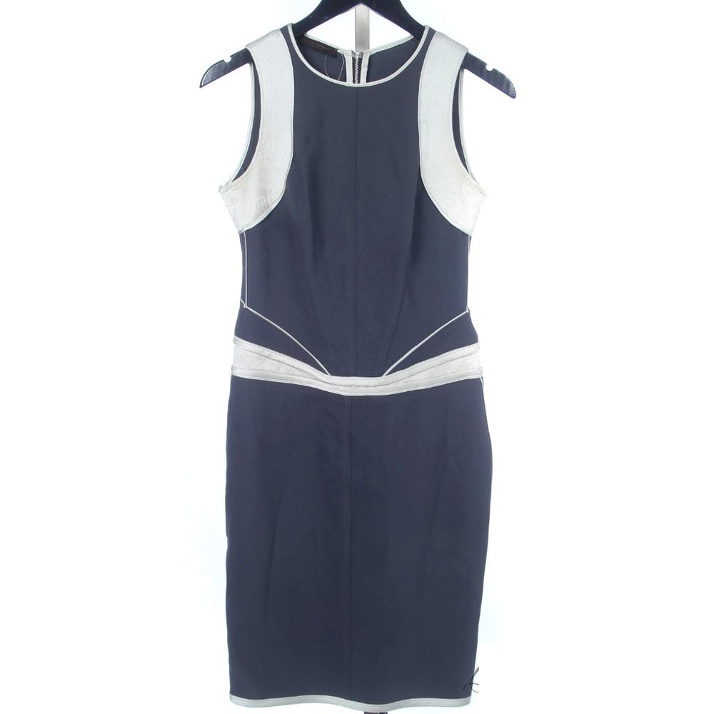 NARCISCO RODRIGUEZ Dress Dark Grey/Silver Size 6
